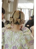 『リボンアレンジ』/結婚式/お呼ばれ/ドレス◎