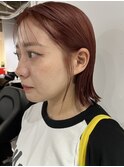 ウェットな赤髪 bob