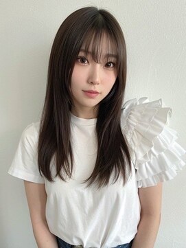 クイーン バイ ノイズ 西院(QUEEN by noism) 大人可愛い20代30代40代小顔ウルフレイヤー丸みセミロング