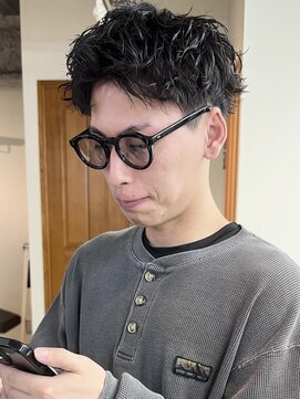 ガレージ バイ グリーン 原宿 表参道(Garage by green) 【SHUN】スパイキーショートパーマ