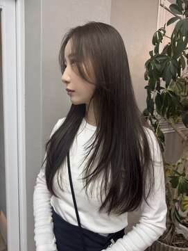 ダイアモンドリリーキートス(Diamond Lily kiitos) オリーブグレージュ/ブリーチなし/透明感カラー/レイヤーカット