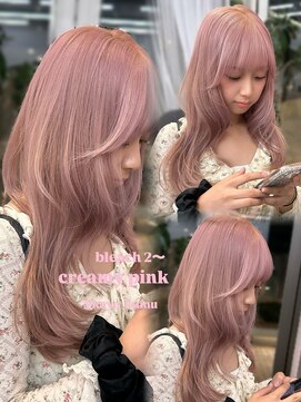 クム(kumu) 韓国へア/レイヤー/顔周り/ボブ/透明感カラー