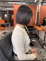 レブ 三条河原町(Reb,)&nbsp;髪質改善ストレートでタッセルボブに