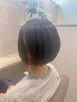 ウシワカマルガーデン(ushiwakamaru Garden)&nbsp;ショートボブ/白髪ぼかしハイライト/髪質改善カラー