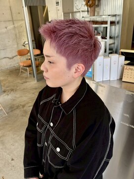 ロマーリ 岡山店(LOMARLIE) デザインベリーショート30代40代50代ケアブリーチ刈り上げ女子