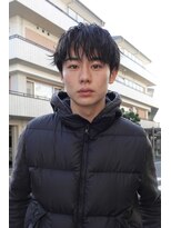 フィルムス 大阪本町(FILMS) men's/ニュアンスパーマ/ナチュラルツーブロック/フェザーカット