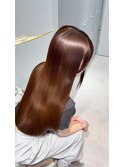 髪質改善トリートメントで叶う美髪ストレート レイヤーカット