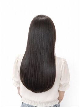 ヘアーアンドスパ フラップス(FLAPS)の写真/朝ラクになる♪広がりやうねりを抑えて自然な艶ストレートに