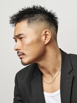 ブラック(BLACK)&nbsp;大人アーミーショート フェード 短髪 刈り上げ ビジネス