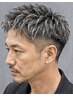  カット＋白髪染め（白髪ぼかし可）￥9500→