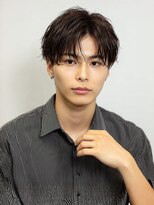 メンズサロンオー 宮崎(Men's salon O.) 韓国ヘア センターパート 眉カット メンズショート 20代