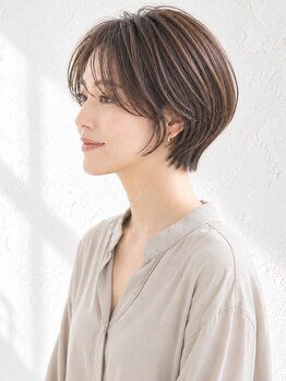 ニコ(nico.)の写真/本厚木で再現性◎朝楽な旬ショートなら断然nico。丸みショート/マッシュショートメンズライク/くびレイヤー