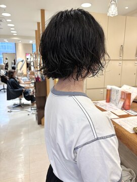 モリオ フロム ロンドン サッポロファクトリー店(morio FROM LONDON) morio 札幌パーマ レイヤーボブパーマ 似合わせカット