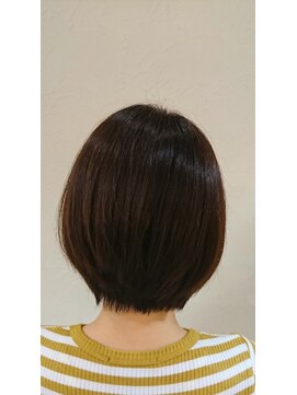 ネオリーブチノ 登戸店(Neolive cino) 黒髪　愛されショート　髪質改善