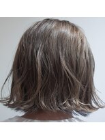 ハニーマスタード(HONEY MUSTARD)&nbsp;【ゲストヘア】スモーキベージュ×ラフボブ