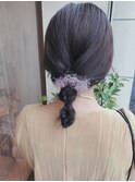 【自由が丘pele】ヘアアレンジ　個性派アレンジ　お呼ばれセット
