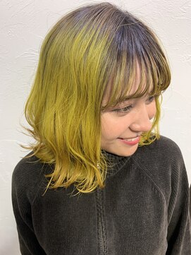 ロア 福岡天神本店(LORE) イエローヘアー☆