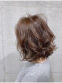 ラベンダーグレージュ ニュアンスパーマ♪【OAKあざみ野】