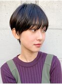 【mee.】ハセガワヒトシ 春 ダークアッシュ ショート