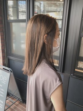 コエバイロゼオ(coe by Roseo) ブリーチ無し！ふんわりミルクティー