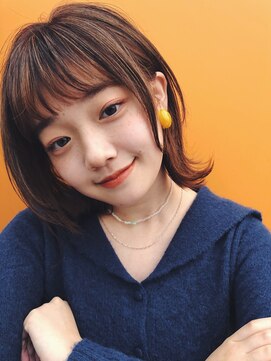 月日 ふんわりミディアムレイヤー