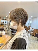 松本平太郎美容室 立川店&nbsp;【立川　丸みショート ミントベージュ　30代40代50代60代◎】