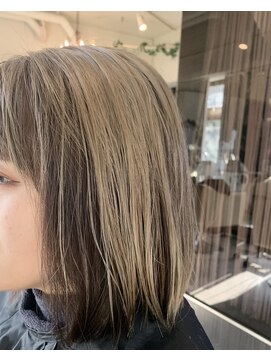 キュービックヘア 東陽町駅前店(CubicHair) デザインカラーボブ