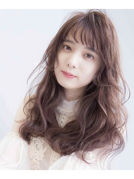 アトリエコア(Atelier Coa) モテ髪似合わせカットココアベージュ薄めバング