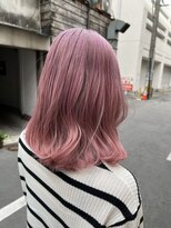 ヘアカロン(Hair CALON) ピンクカラーダブルカラーインナーカラーケアブリーチ