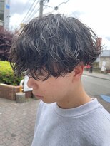 アッシュ 下丸子店(Ash)&nbsp;波巻きスパイラルパーマツイストマッシュメンズヘア韓国コンマ