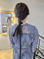 ヌープヘアーアイス(NUUP.hair ici)&nbsp;20代30代大人可愛い♪お呼ばれゆるふわ編みおろし