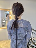 20代30代大人可愛い♪お呼ばれゆるふわ編みおろし