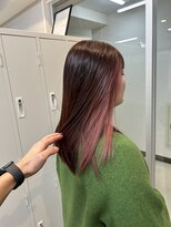 テーラヘアー 取手店(TELA HAIR) チェリーピンク×インナーカラー【TELA HAIR 取手】