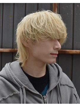 フリーク バーバーショップ 都島店(FREAK BARBER SHOP) ハイトーン　マッシュウルフ　モテツーブロック