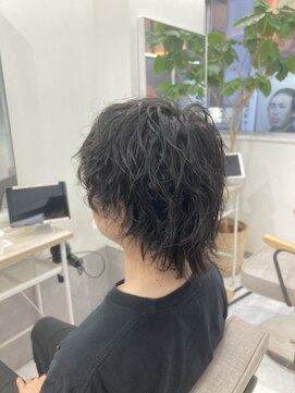 ミエルヘアーエスト 新宿店(mielhair est) ウルフスパイラルパーマ