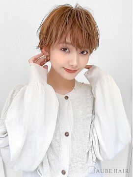 オーブヘアー アリーナ 会津若松店(AUBE HAIR alina) 20代・30代_丸みショートボブ