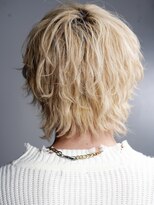 リップスヘアー 梅田アネックス(LIPPS hair)&nbsp;緩め波巻きツイストスパイラルメンズパーマウルフ無造作金髪ヘア