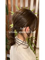 アッシュ アーティスティック スタジオ オブ ヘア(Ash artistic studio of hair)&nbsp;ゆるまとめ髪アレンジ