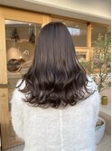 ロングヘア/ベージュ/グレージュ/透明感カラー