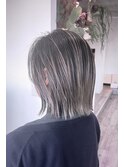 ハイライト+グラデーション×グレージュ+ブラック