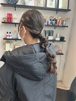 エスデザイン(es design)&nbsp;参列ヘア　編みおろし