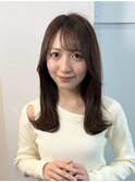 ロング/レイヤーボブ髪質改善縮毛矯正白髪ぼかしショート韓国