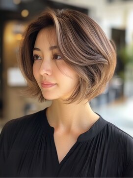 サンタフェ 一宮森本店(Santa'Fe) 白髪ぼかしカラー/脱白髪染め/グレイカラー/大人女性