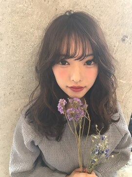 ティアラ 福島店(TIARA) 切りっぱなしボブ×バレイヤージュ☆ジェンダーレスミディ