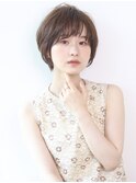 美髪チェリーブラウンショート