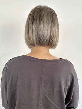 コード 四条河原町駅店(CHORD) 京都河原町/韓国ヘア/髪質改善/ハイトーンボブ/グレージュ