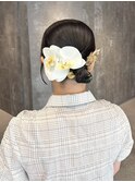 ヘアセット 成人式ヘア 卒業式ヘア 結婚式ヘア シニヨンヘア