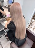 ミニウルフチェリーブラウンホワイトグレージュフェザーパーマ