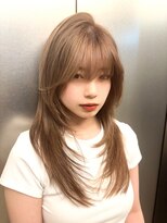 ハイパー(HYPER)&nbsp;レイヤーカット × ミルクティー