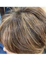 髪 ふじ井 バレアージュ グレーシェード 白髪ボカシ